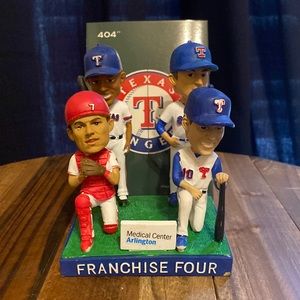 Texas Rangers Franchise Four Bobblehead